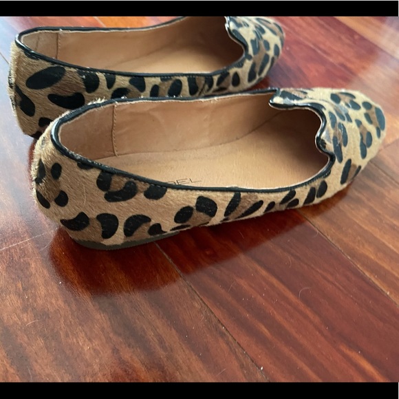 C Label ‘Judy’ Kitty Smoking Slipper Leopard Flats - Picture 4 of 7